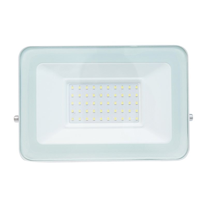 Proiector LED 50W, 220V, 6500K, IP67 alb 200x135mm Breckner Germany