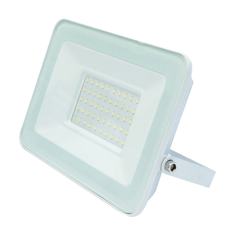 Proiector LED 50W, 220V, 6500K, IP67 alb 200x135mm Breckner Germany - imagine 2