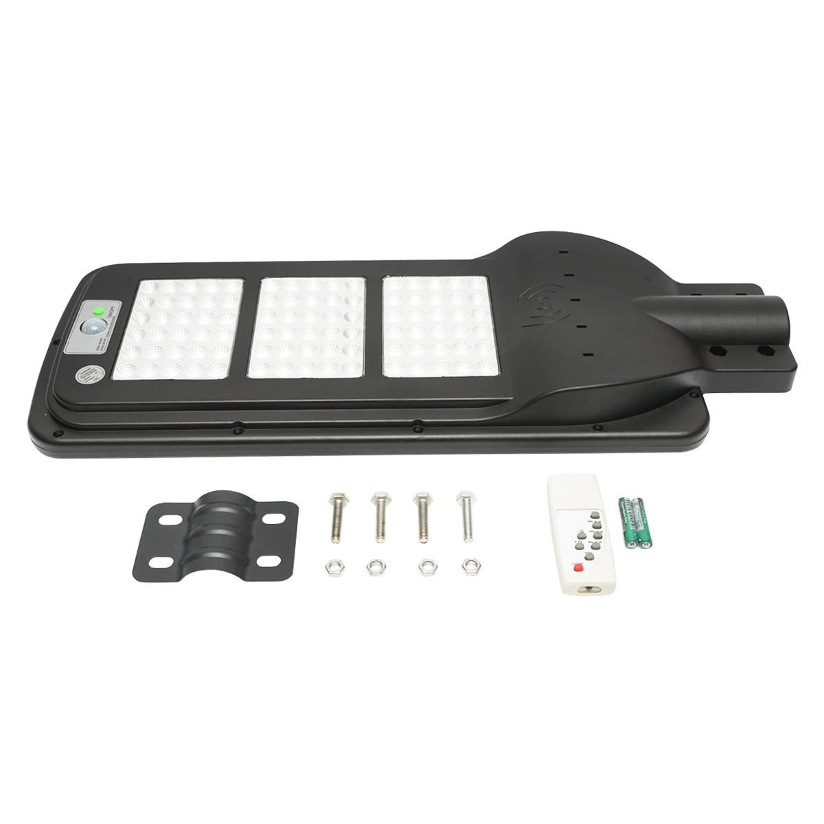 Lampa solara LED iluminat stradal 70W, 6500K, IP65 cu panou solar, senzor miscare Breckner Germany - imagine 3