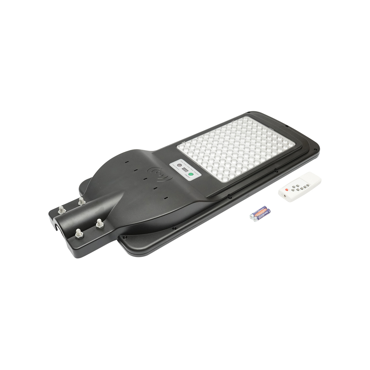 Lampa solara LED iluminat stradal 150W, IP65, 6500K cu panou solar, senzor de miscare, telecomanda, prindere pe stalp Breckner Germany