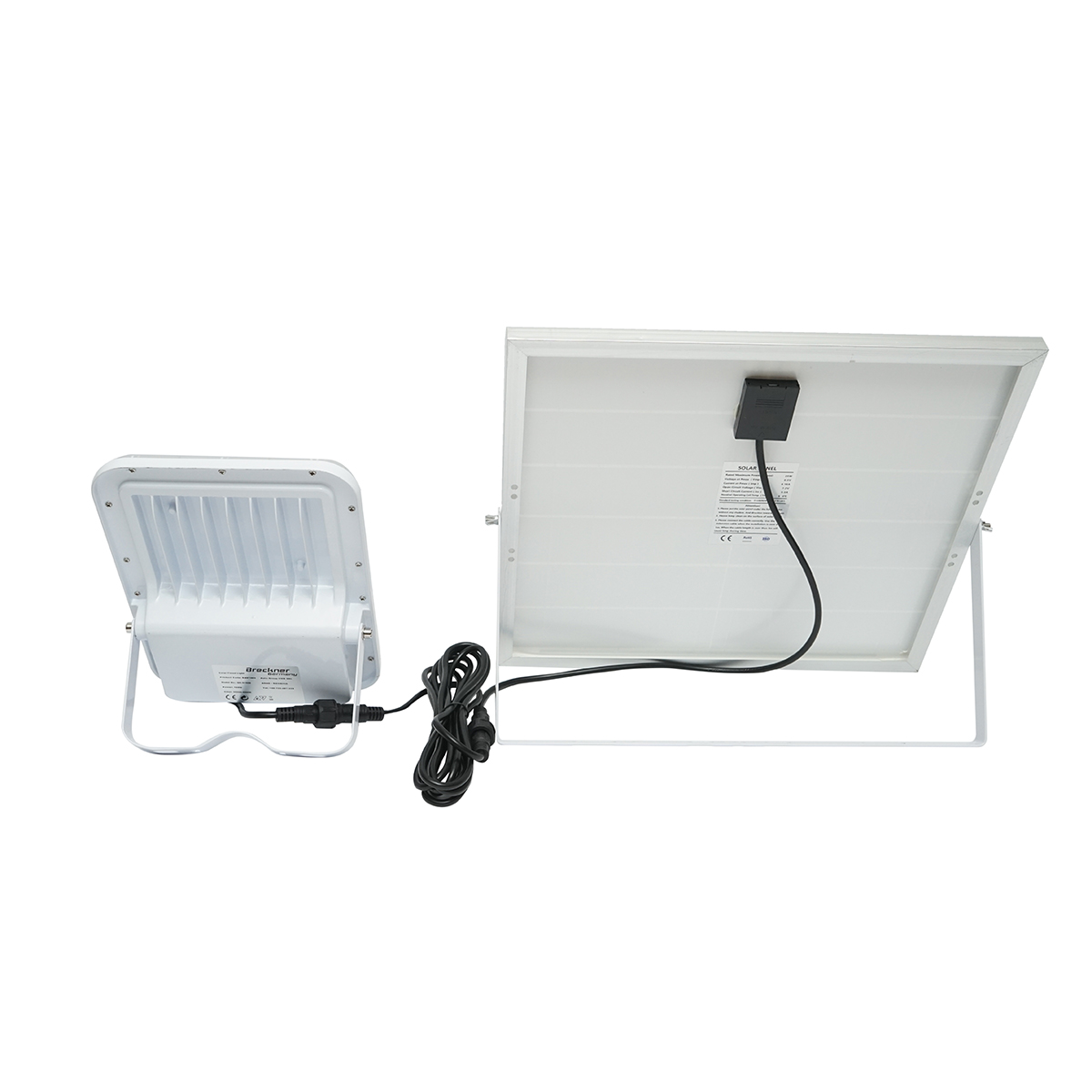 Lampa LED cu panou solar monocristalin 25W senzor de miscare si telecomanda Breckner Germany - imagine 2