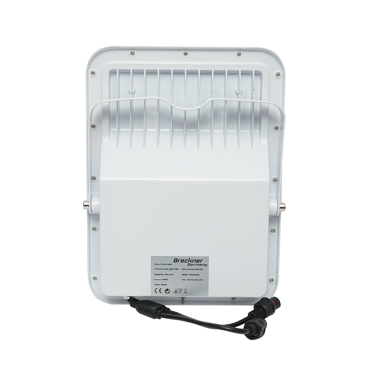 Lampa LED cu panouri solare 50W proiector 150W telecomanda, baterie 3,2V/40Ah Breckner Germany - imagine 4