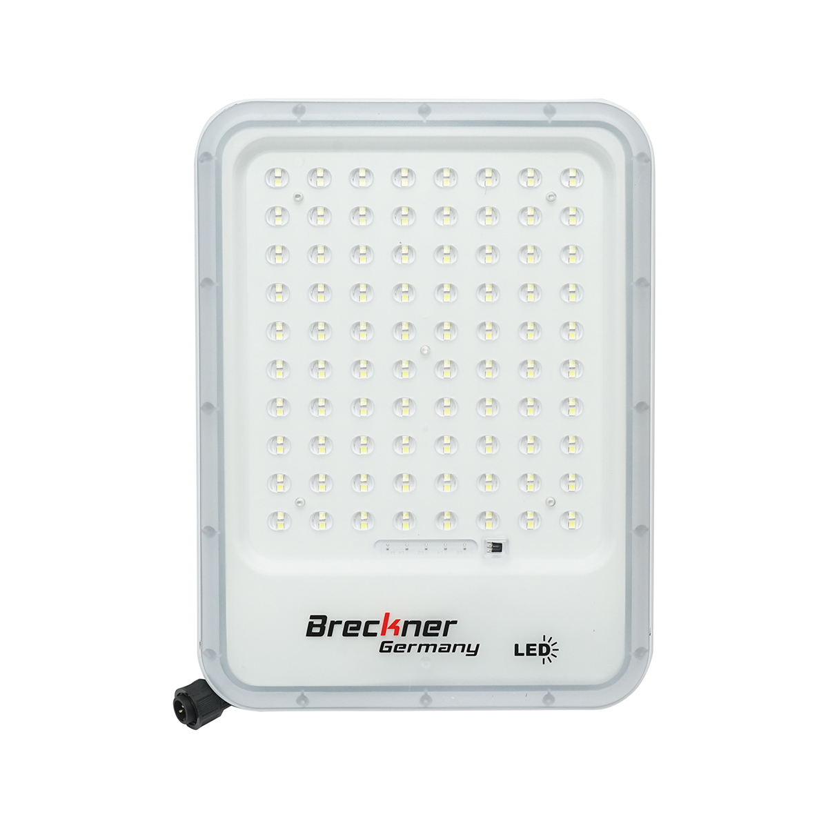 Lampa LED cu panouri solare 50W proiector 150W telecomanda, baterie 3,2V/40Ah Breckner Germany - imagine 3