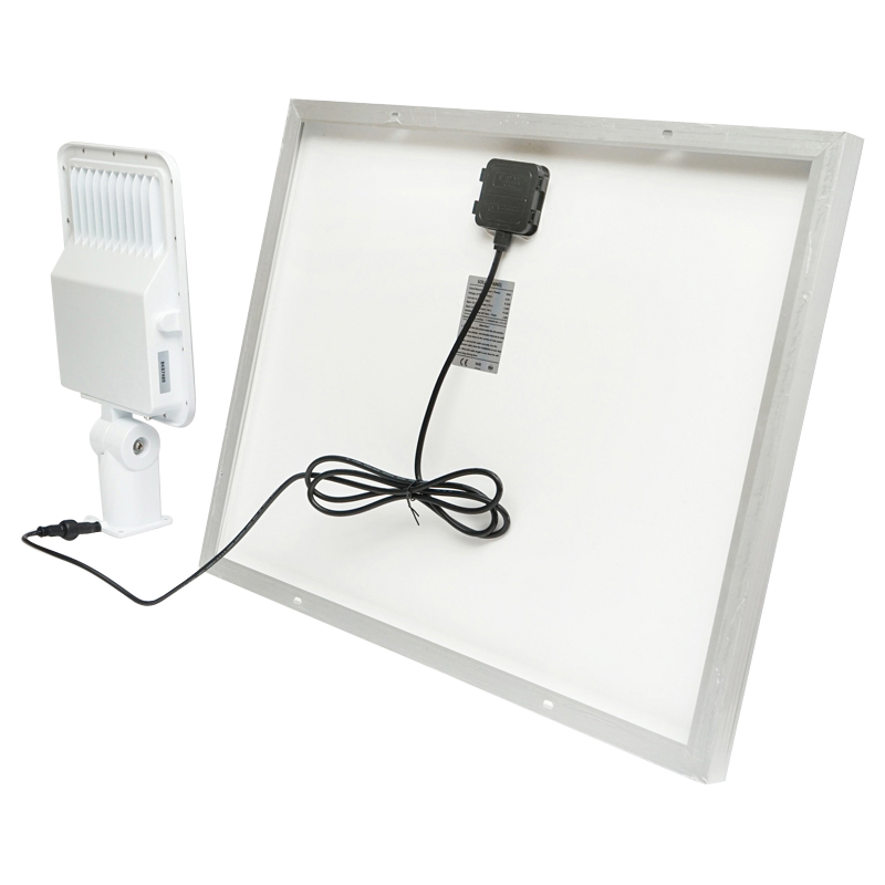 Proiector LED 30W cu panou solar si  baterie 3,2V/40Ah si suport articulat Breckner Germany - imagine 8