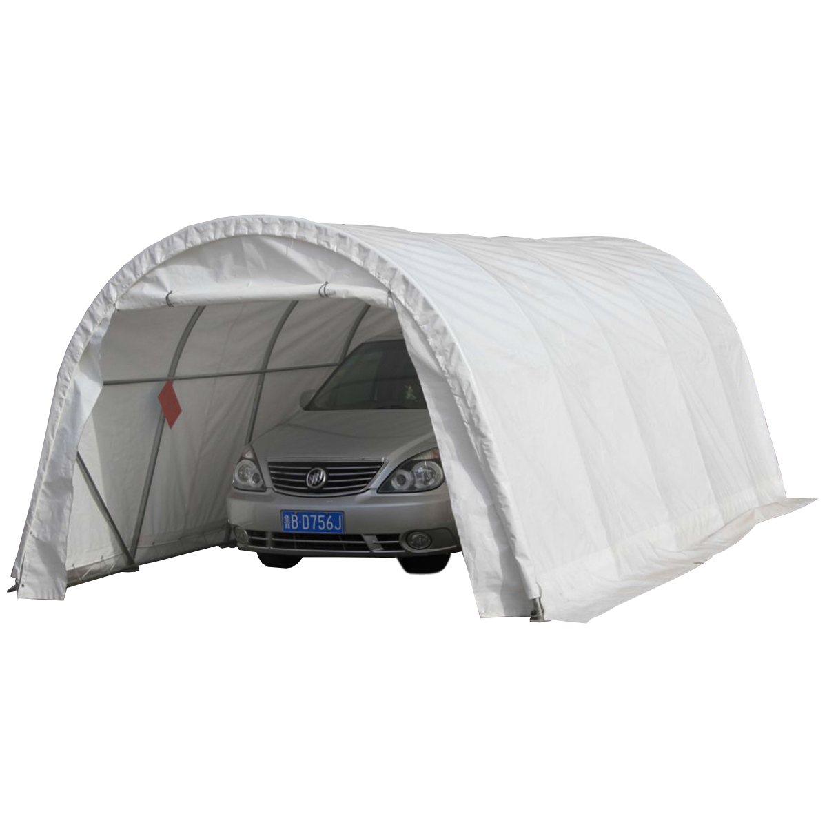 Hala pentru depozitare latime 3.66m, lungime 6.1m, inaltime 2.44m din PVC cu structura metalica - imagine 2