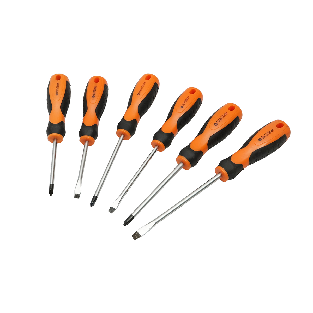 Set 6 surubelnite drepte si in cruce Cr-V cu varf magnetic profesionale Breckner Germany