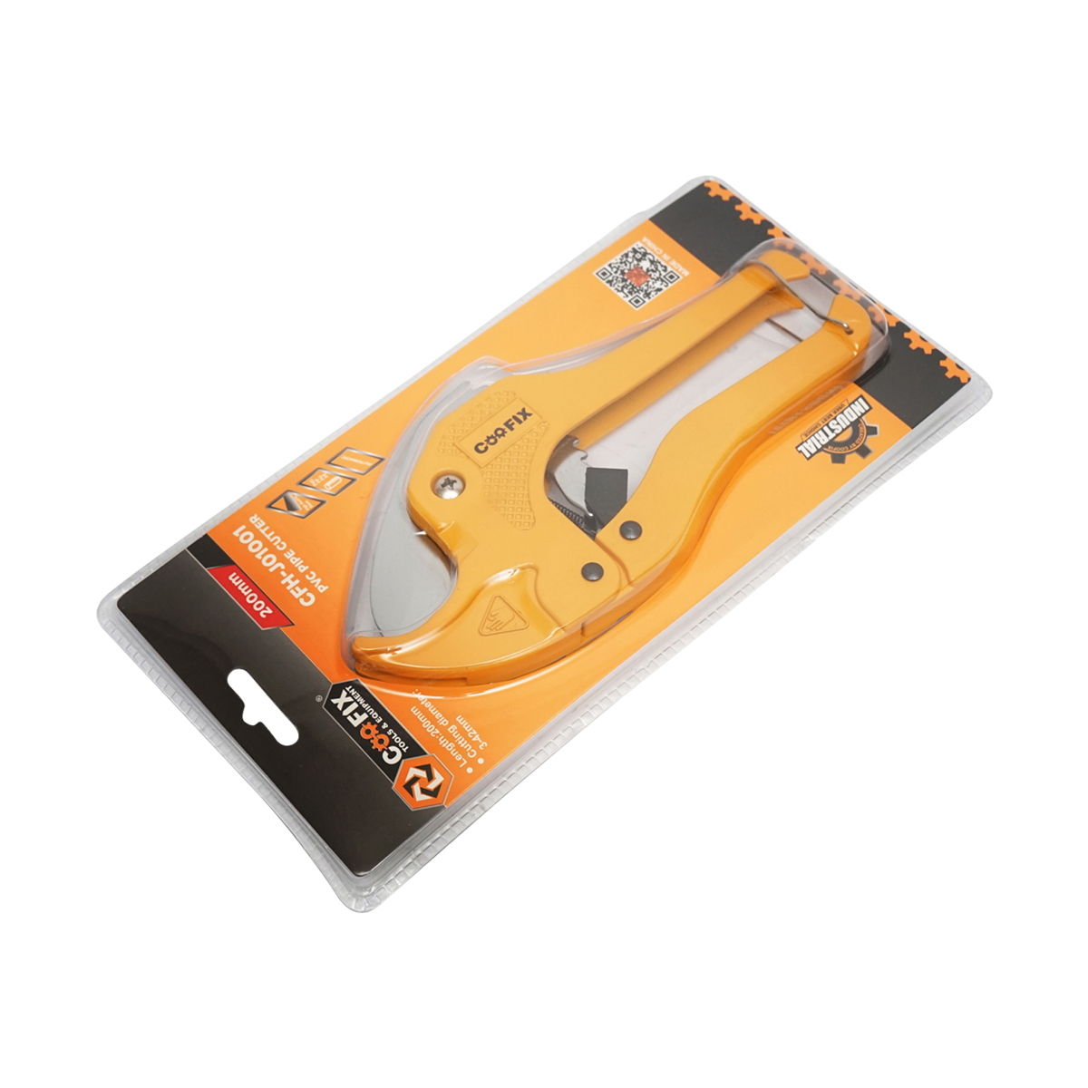 Dispozitiv de taiat tevi PVC, PP, PU, PE 200mm cu lama high quality si diametru de taiere 3-42mm Coofix - imagine 3