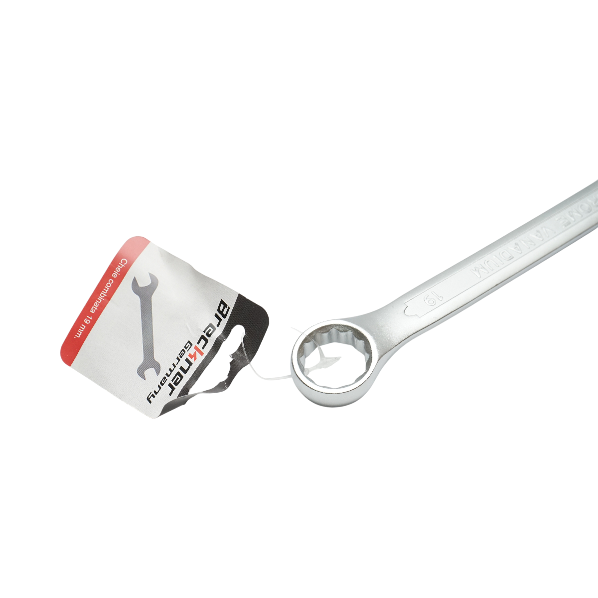 Cheie combinata fixa si inelara de 19mm profesionala Cr-V Breckner Germany - imagine 4