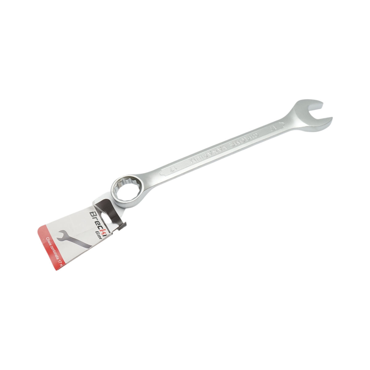 Cheie combinata fixa si inelara de 17mm profesionala Cr-V Breckner Germany - imagine 3