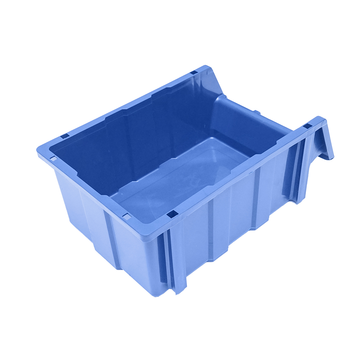 Stand cu 13 cutii pentru depozitare / organizare, cutie din plastic albastra, 510x400x1000mm - imagine 11