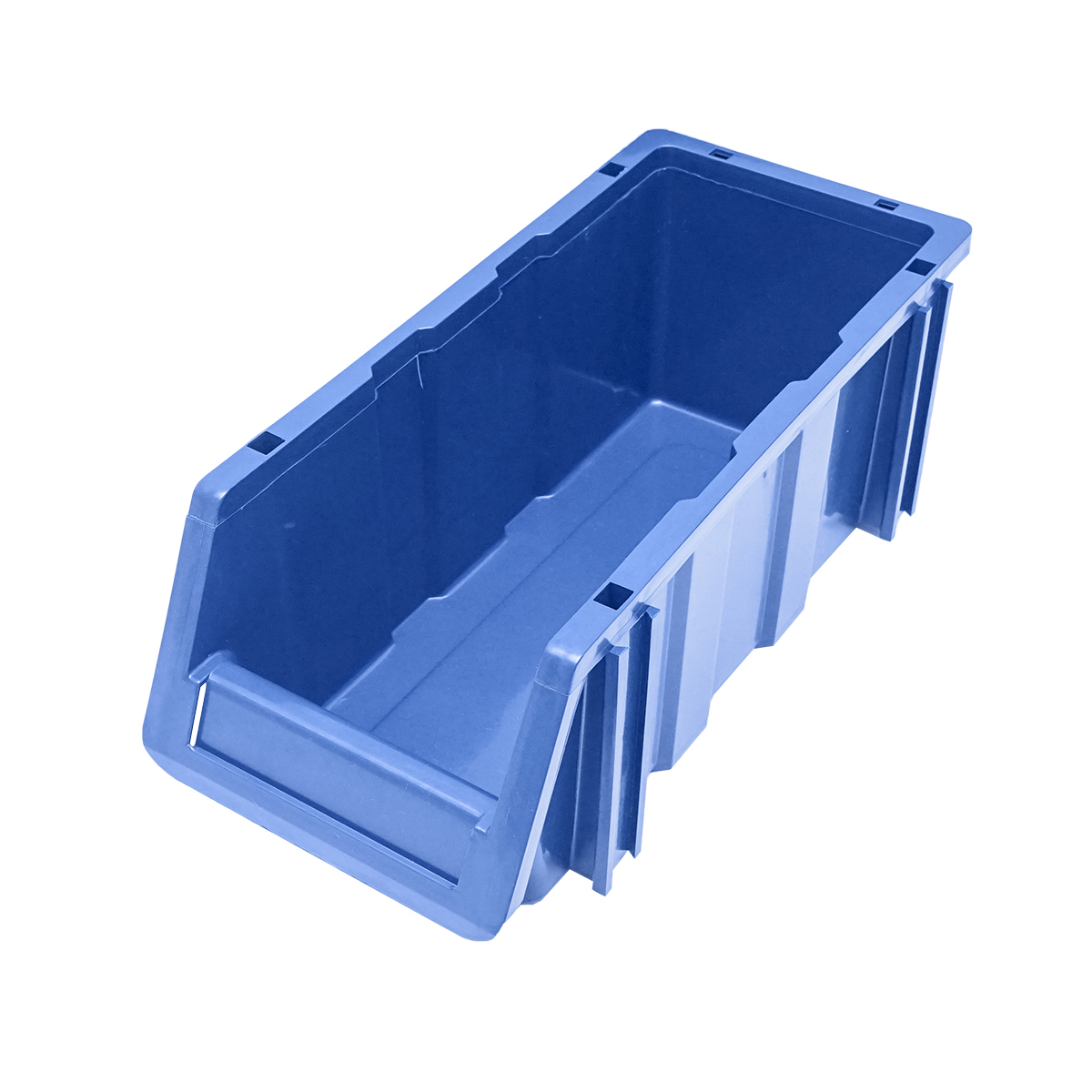 Stand cu 13 cutii pentru depozitare / organizare, cutie din plastic albastra, 510x400x1000mm - imagine 12