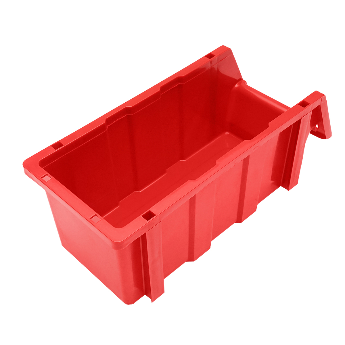 Stand cu 24 cutii pentru depozitare / organizare, cutie din plastic rosie, albastra,700x400x1150mm - imagine 10