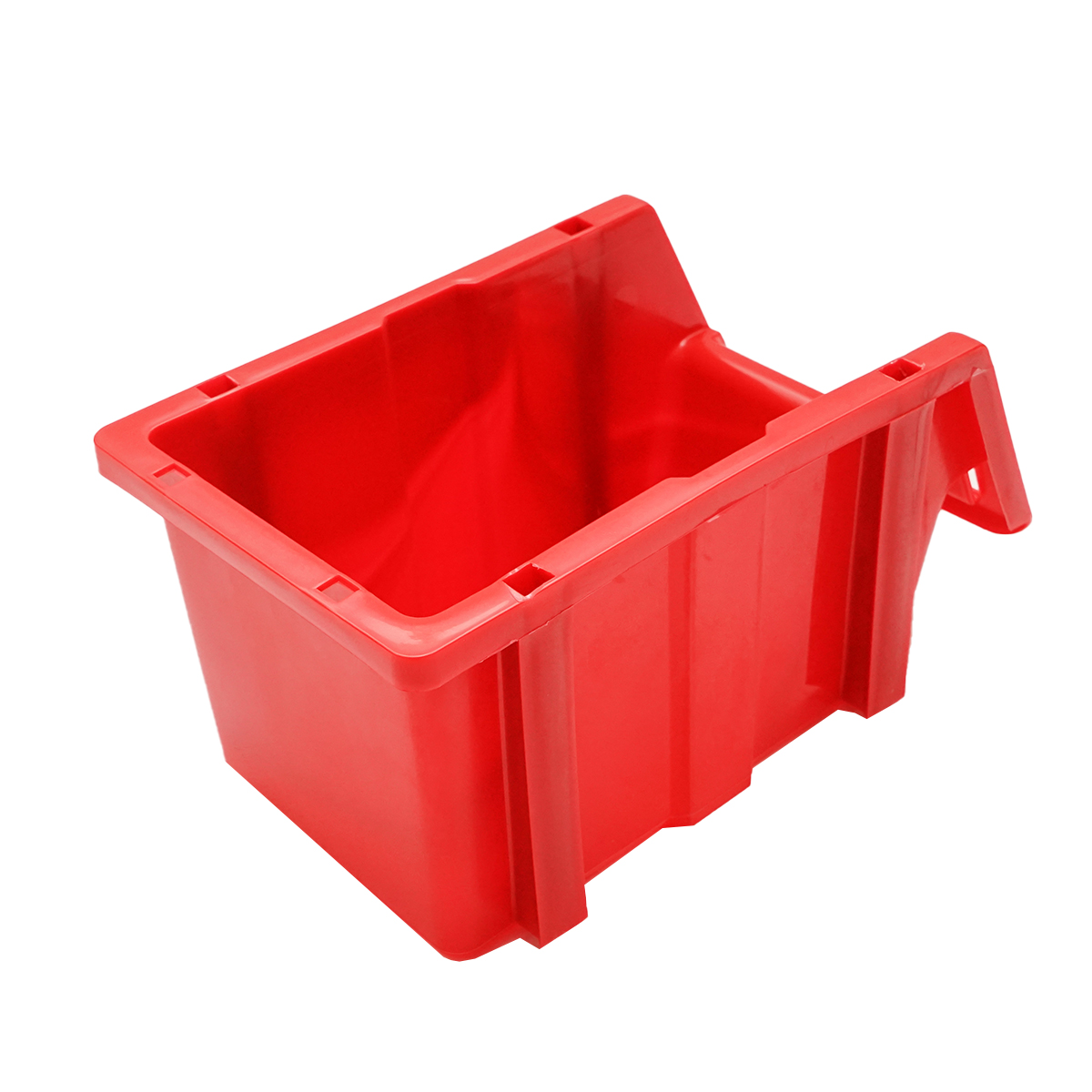 Stand cu 24 cutii pentru depozitare / organizare, cutie din plastic rosie, galbena,700x300x1150mm - imagine 5