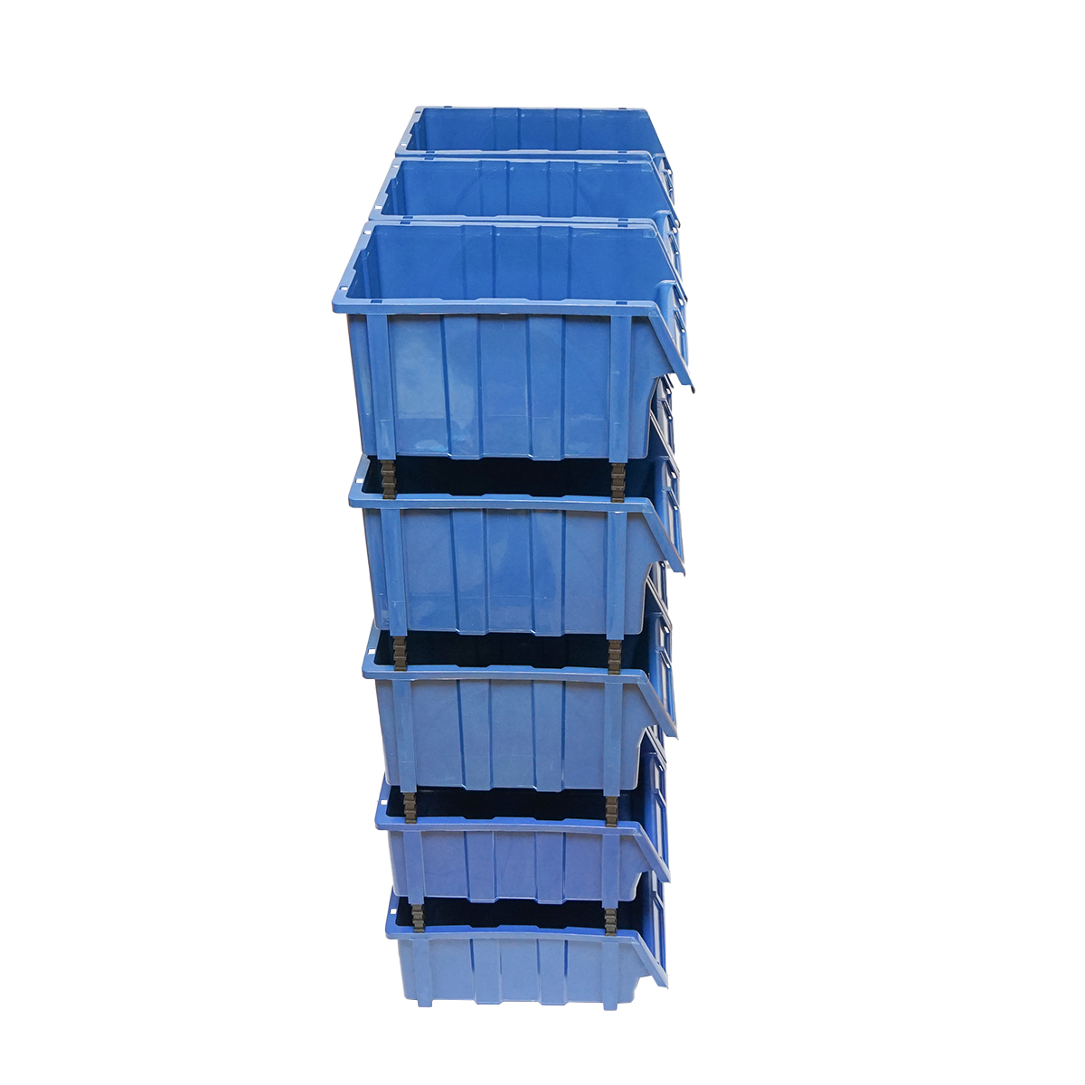 Stand cu 15 cutii pentru depozitare / organizare, cutie din plastic albastra, 765x400x1100mm - imagine 5