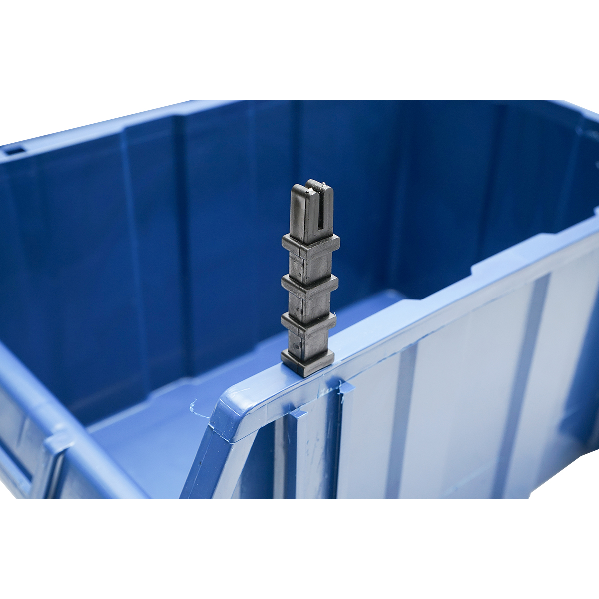 Stand cu 15 cutii pentru depozitare / organizare, cutie din plastic albastra, 765x400x1100mm - imagine 9