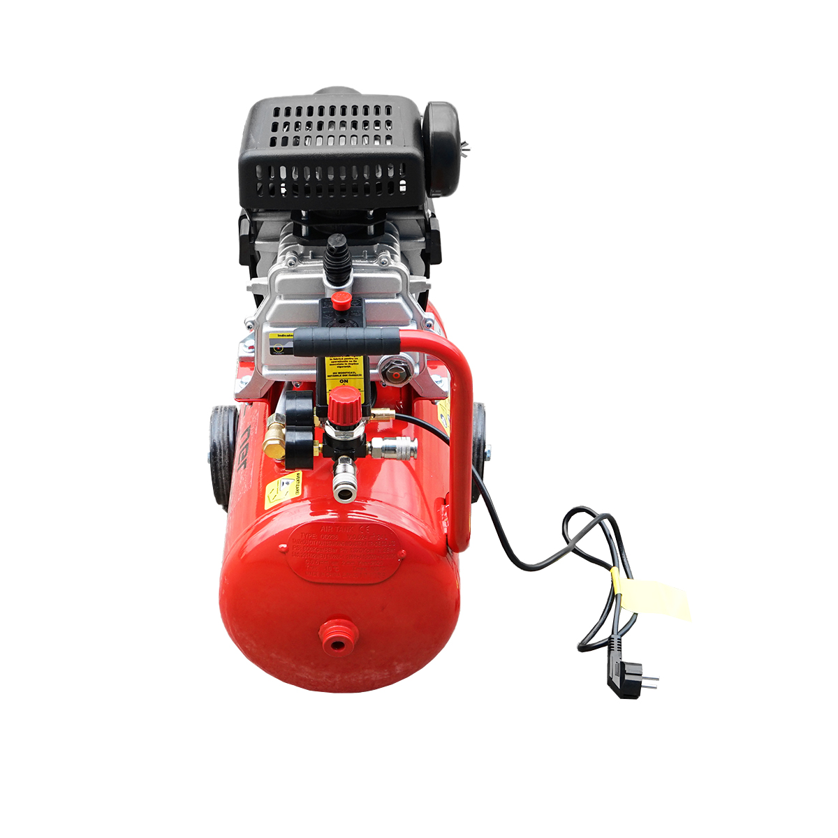 Compresor aer 24L putere 1.5kW/2CP presiune maxima 8 Bar, volum aer aspirat 184L Breckner Germany - imagine 6