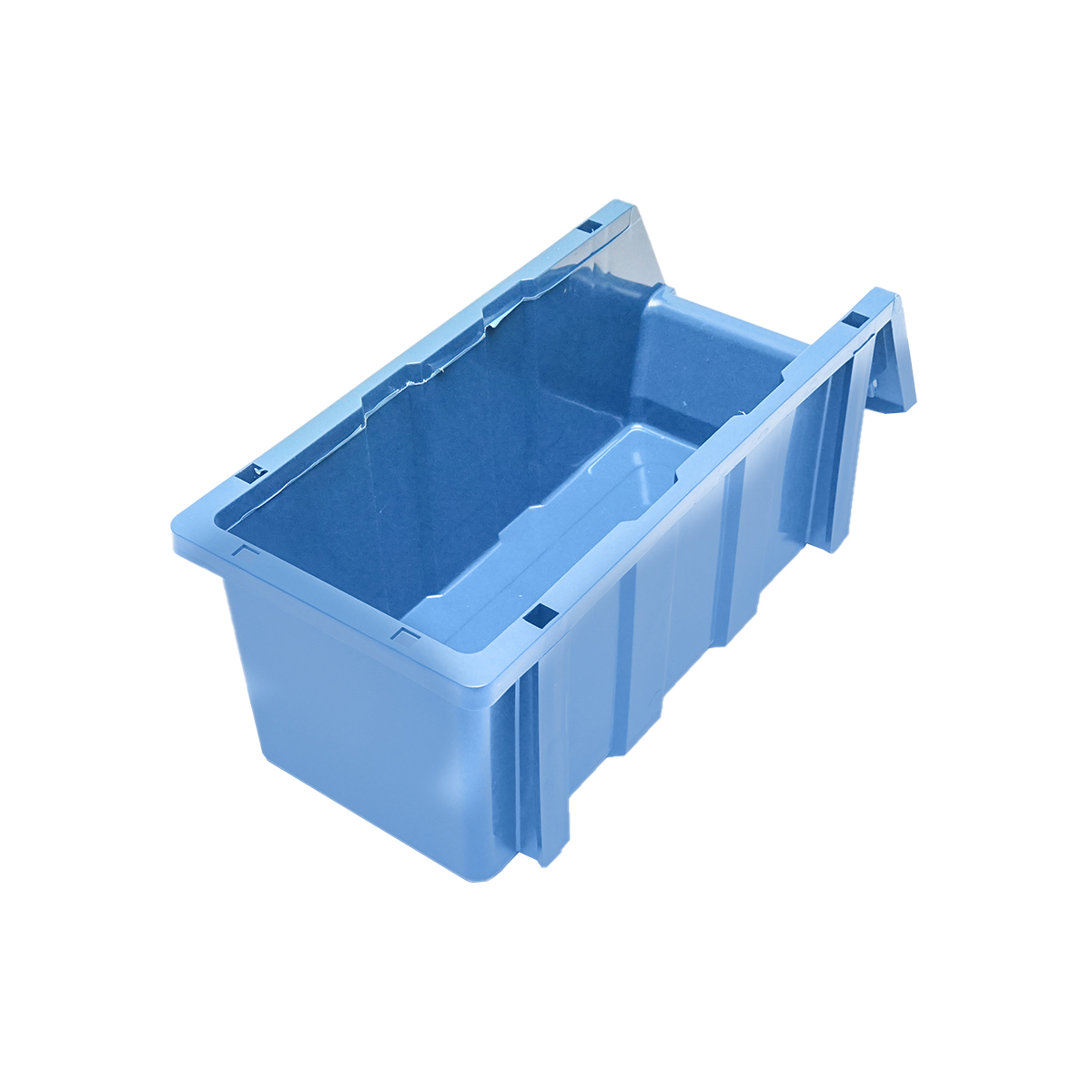 Stand cu 26 cutii pentru depozitare / organizare, cutie din plastic albastra,1020x510x1350mm - imagine 7