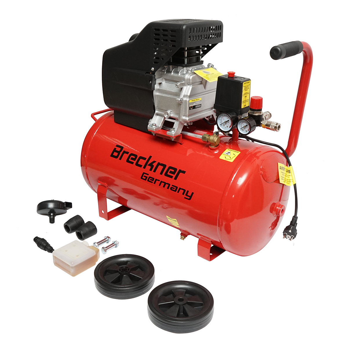 Compresor aer 50L putere 1.5kW/2CP presiune maxima 8 Bar, volum aer aspirat 184L Breckner Germany - imagine 2