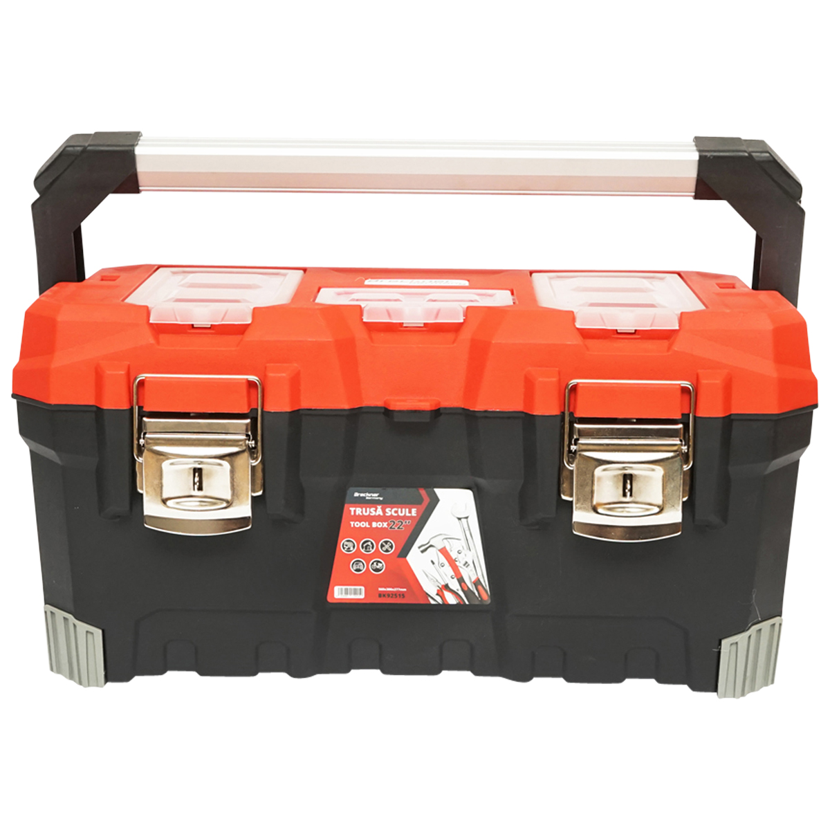 Cutie pentru scule profesionala cu maner aluminiu 560x300x277mm Breckner Germany - imagine 4