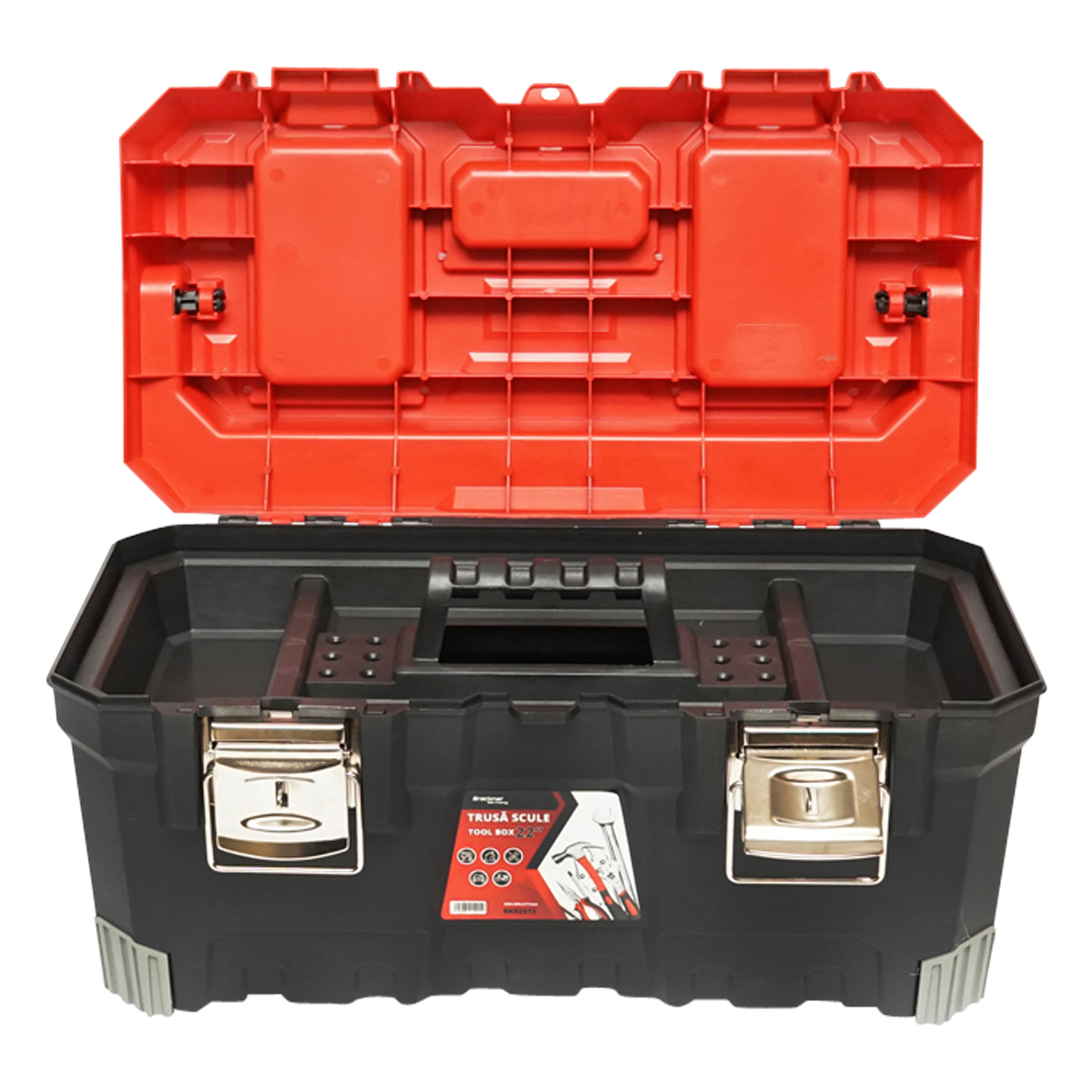 Cutie pentru scule profesionala cu maner aluminiu 560x300x277mm Breckner Germany - imagine 8