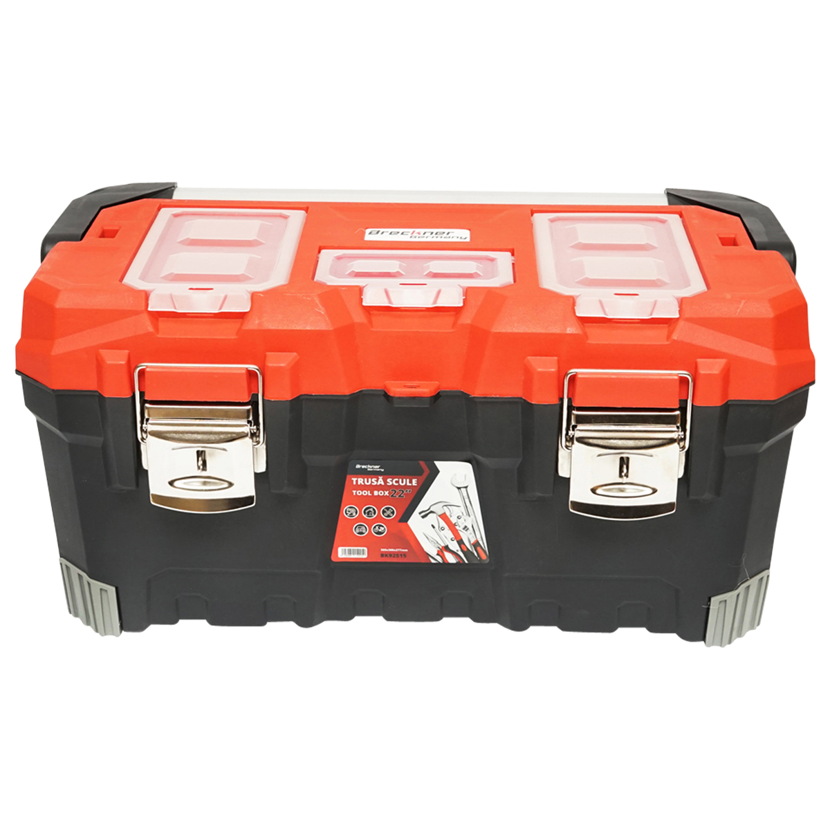 Cutie pentru scule profesionala cu maner aluminiu 560x300x277mm Breckner Germany - imagine 3