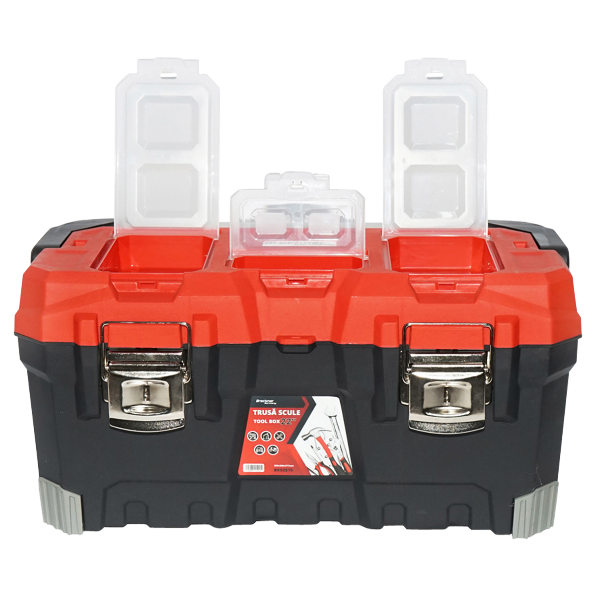 Cutie pentru scule profesionala cu maner aluminiu 560x300x277mm Breckner Germany - imagine 5