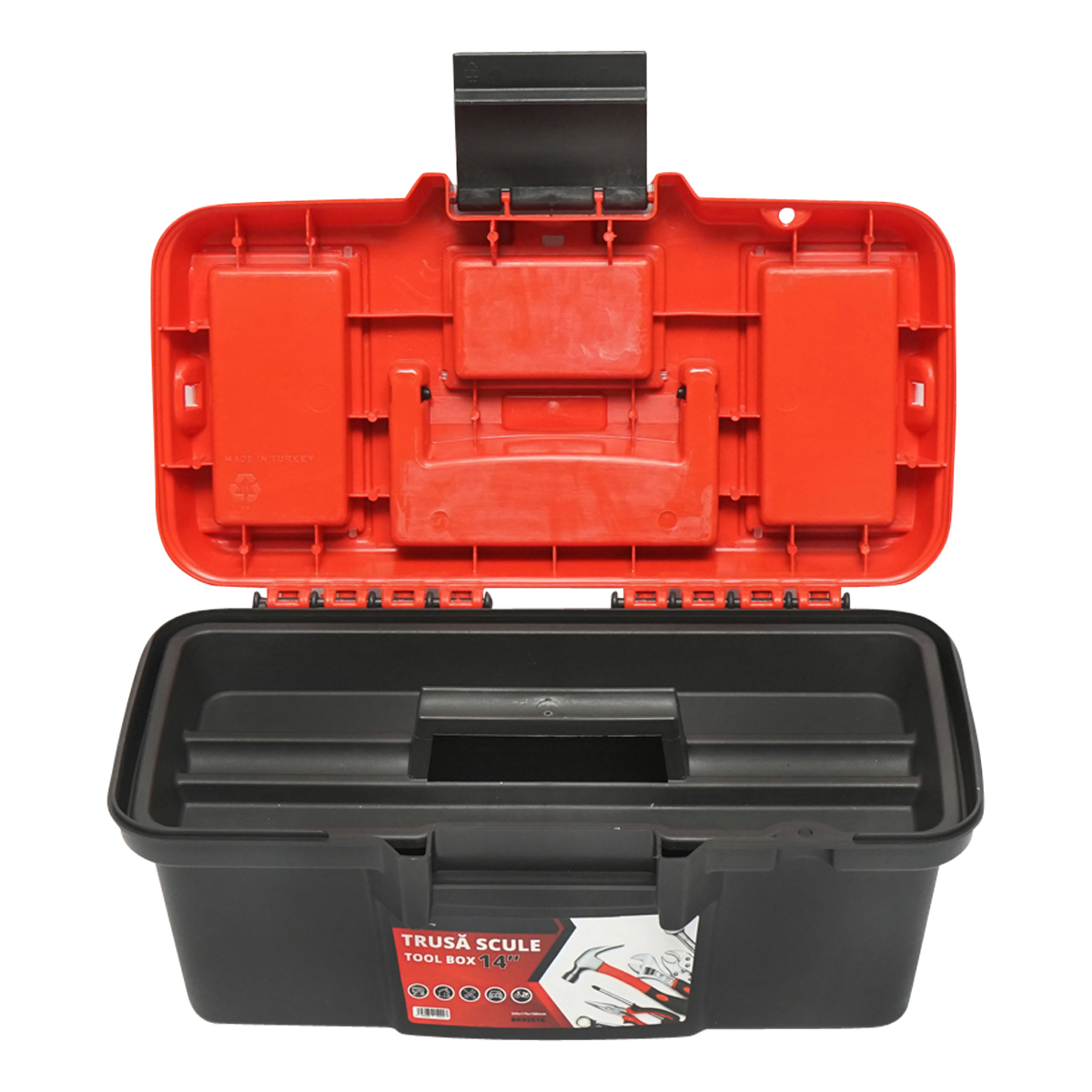 Cutie pentru scule din plastic 345x175x150mm Breckner Germany - imagine 6