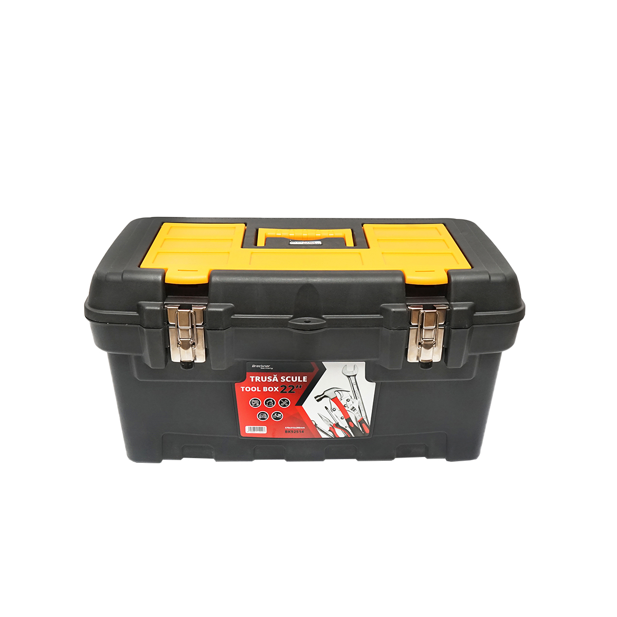 Cutie pentru scule plastic 570x315x295mm Breckner Germany - imagine 4
