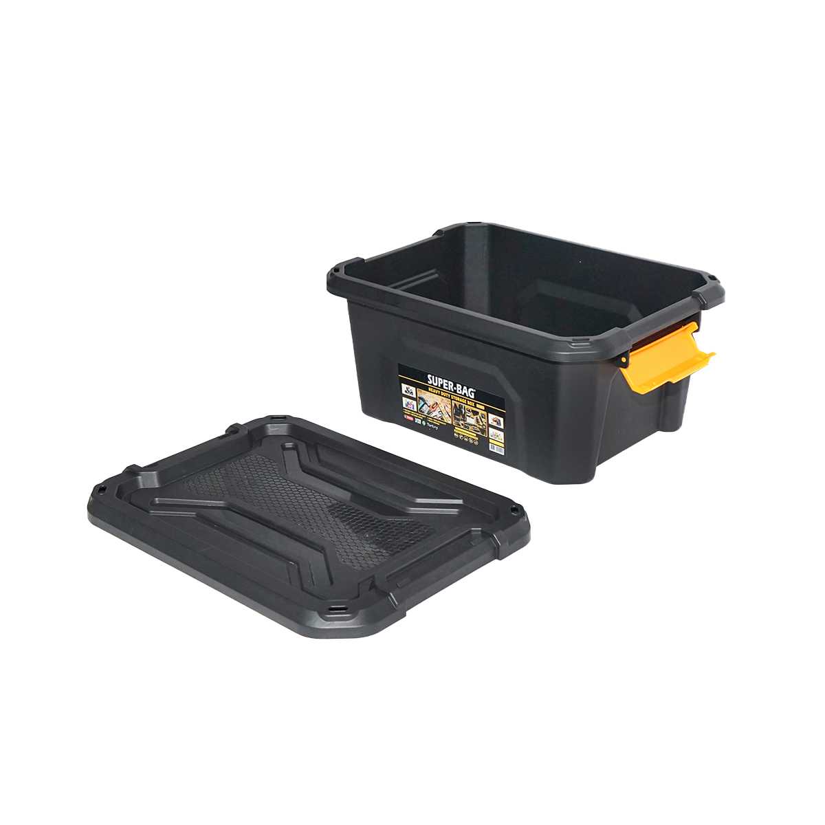 Cutie depozitare cu capac pentru sarcini grele 12L 385x295x175mm - imagine 5