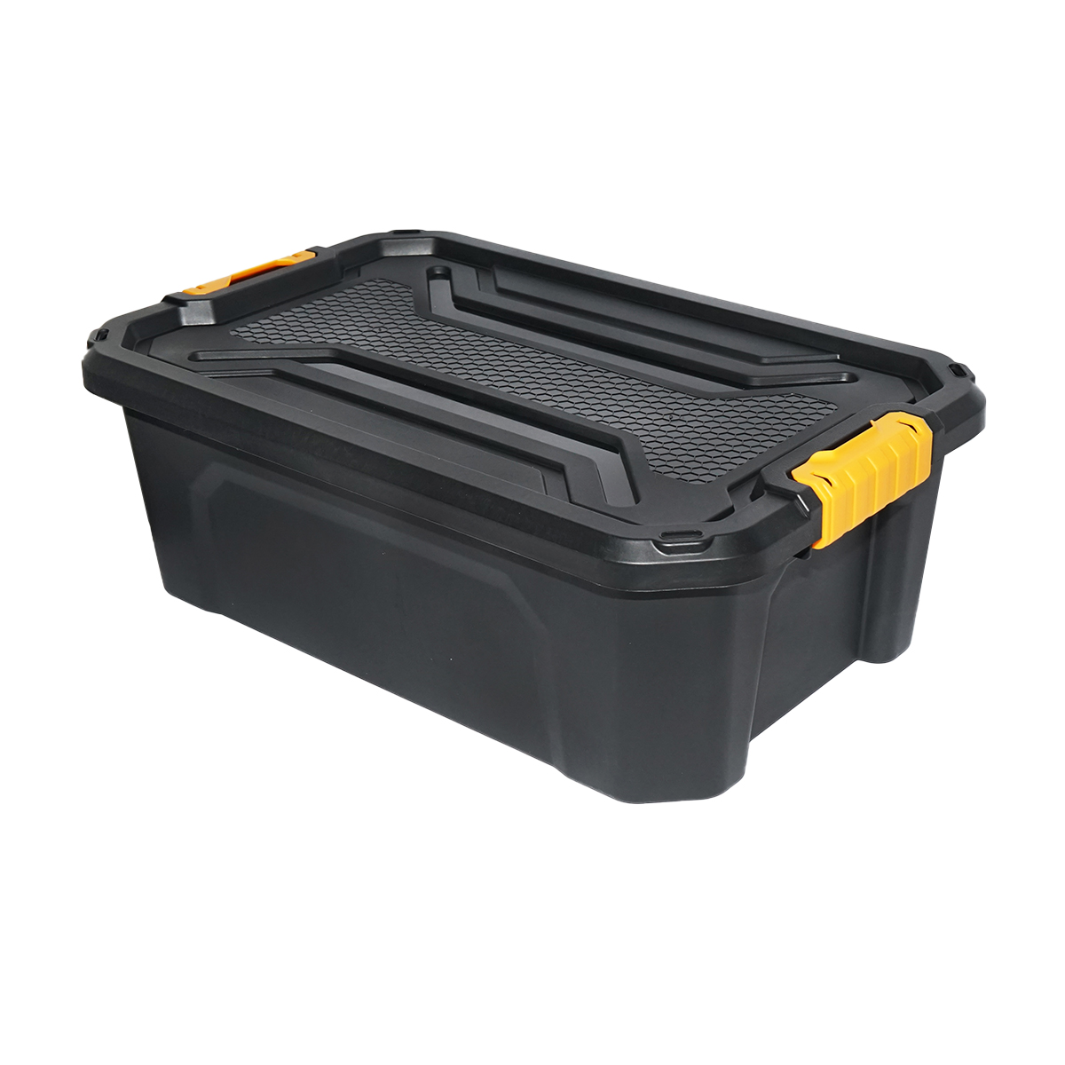 Cutie depozitare cu capac pentru sarcini grele 30L 580x380x200mm - imagine 2