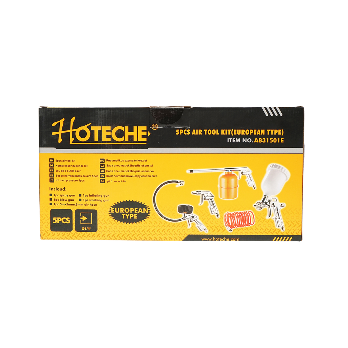 Set 5 pistoale aer comprimat Hoteche - imagine 10