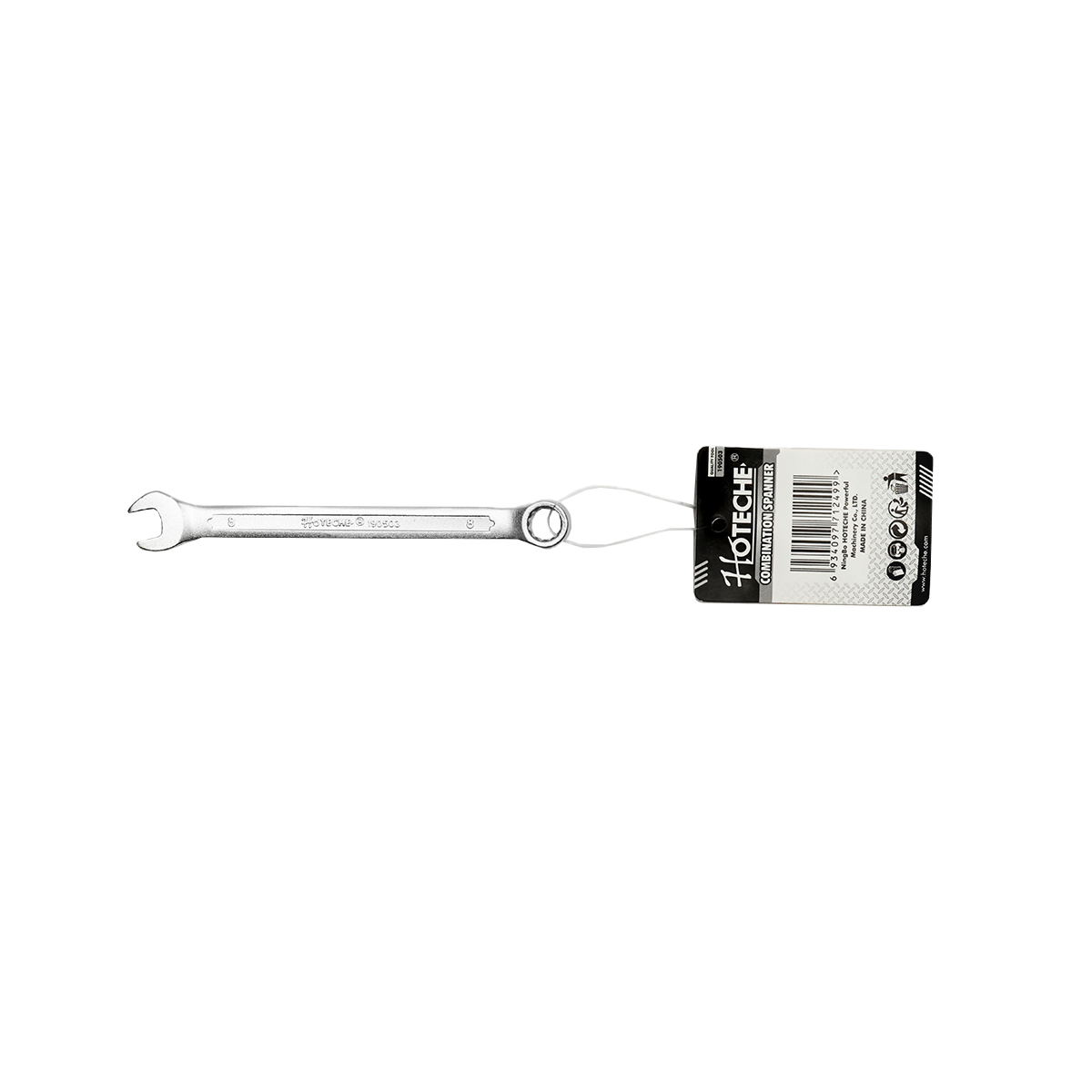 Cheie combinata fixa si inelara 8mm Hoteche - imagine 2