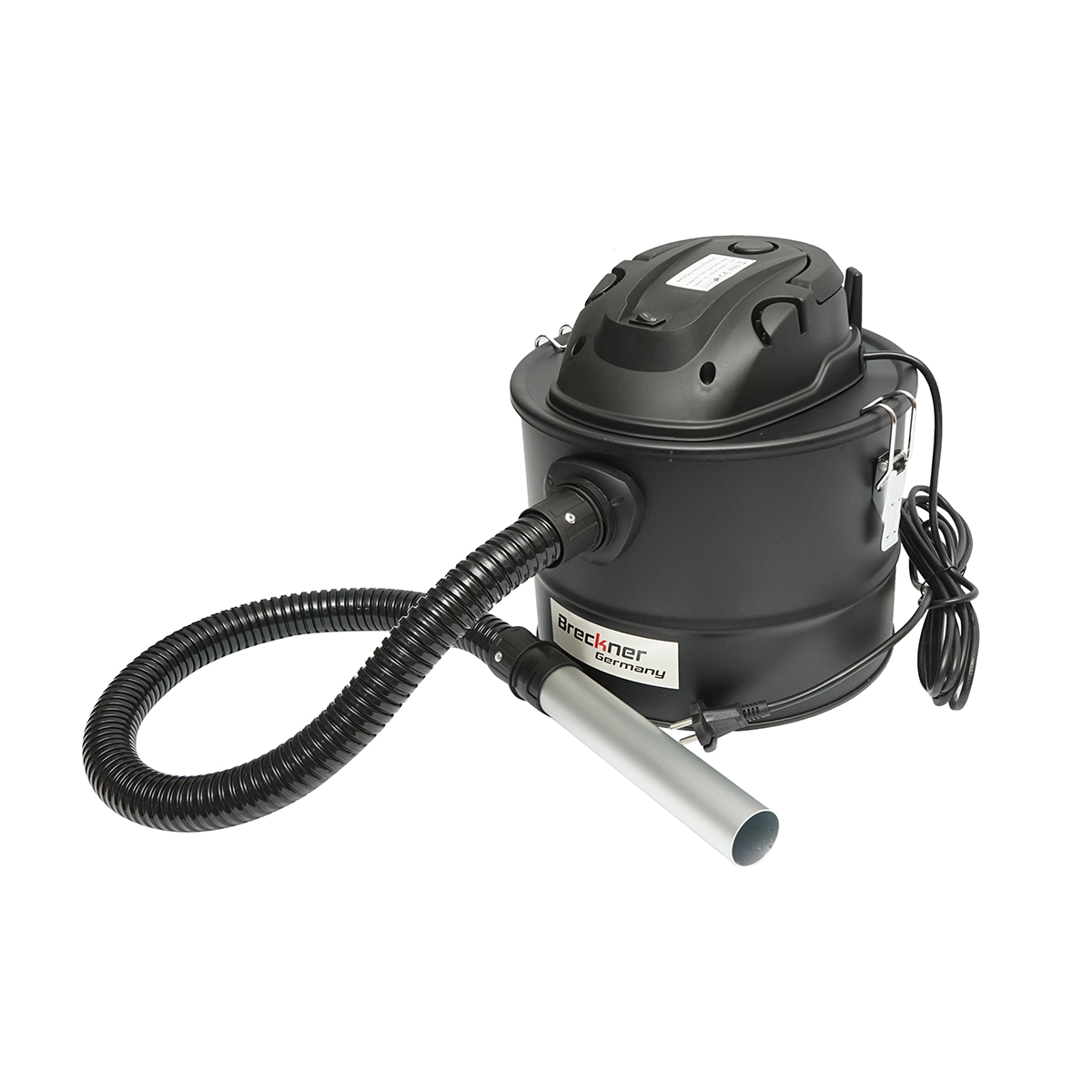 Aspirator pentru cenusa 1000W, 220V, corp metalic volum 15L, putere aspirare 17 kPa Breckner Germany - imagine 2