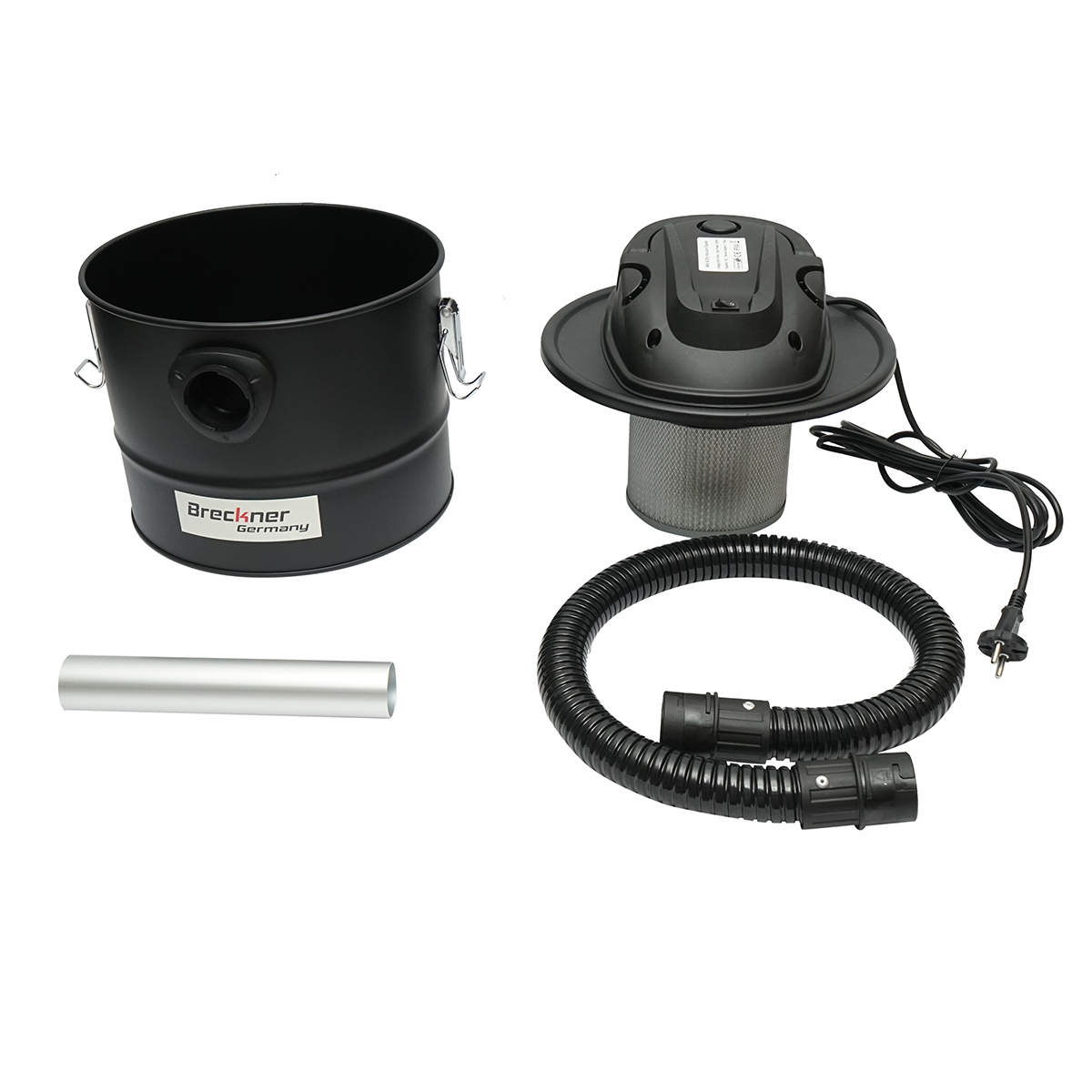 Aspirator pentru cenusa 1000W, 220V, corp metalic volum 15L, putere aspirare 17 kPa Breckner Germany - imagine 3
