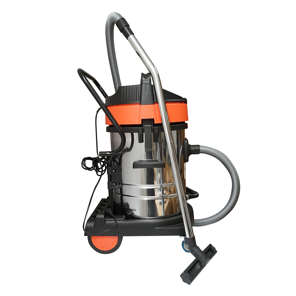 Aspirator profesional industrial uscat/umed 3000W, 220W, volum 70L corp din inox Breckner Germany - imagine 4