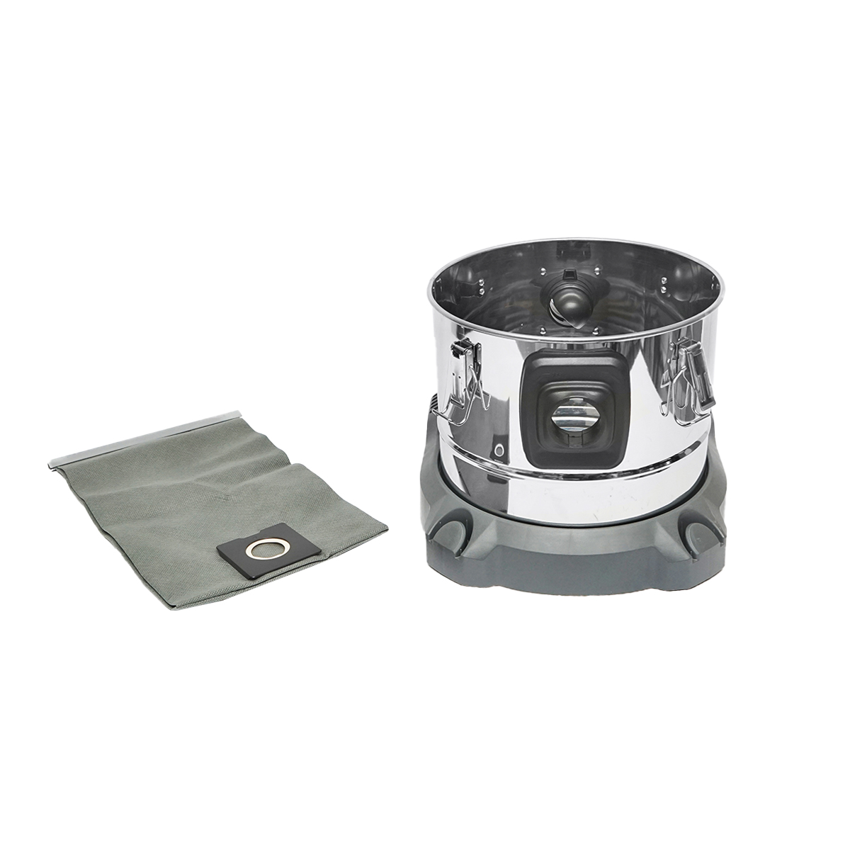 Aspirator profesional industrial volum 38L 220V 1600W corp din inox Breckner Germany - imagine 10