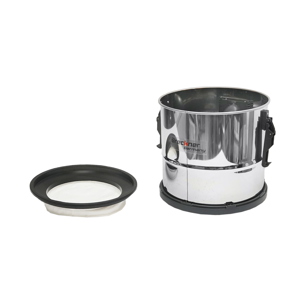 Aspirator profesional industrial volum 38L 220V 1600W corp din inox Breckner Germany - imagine 9