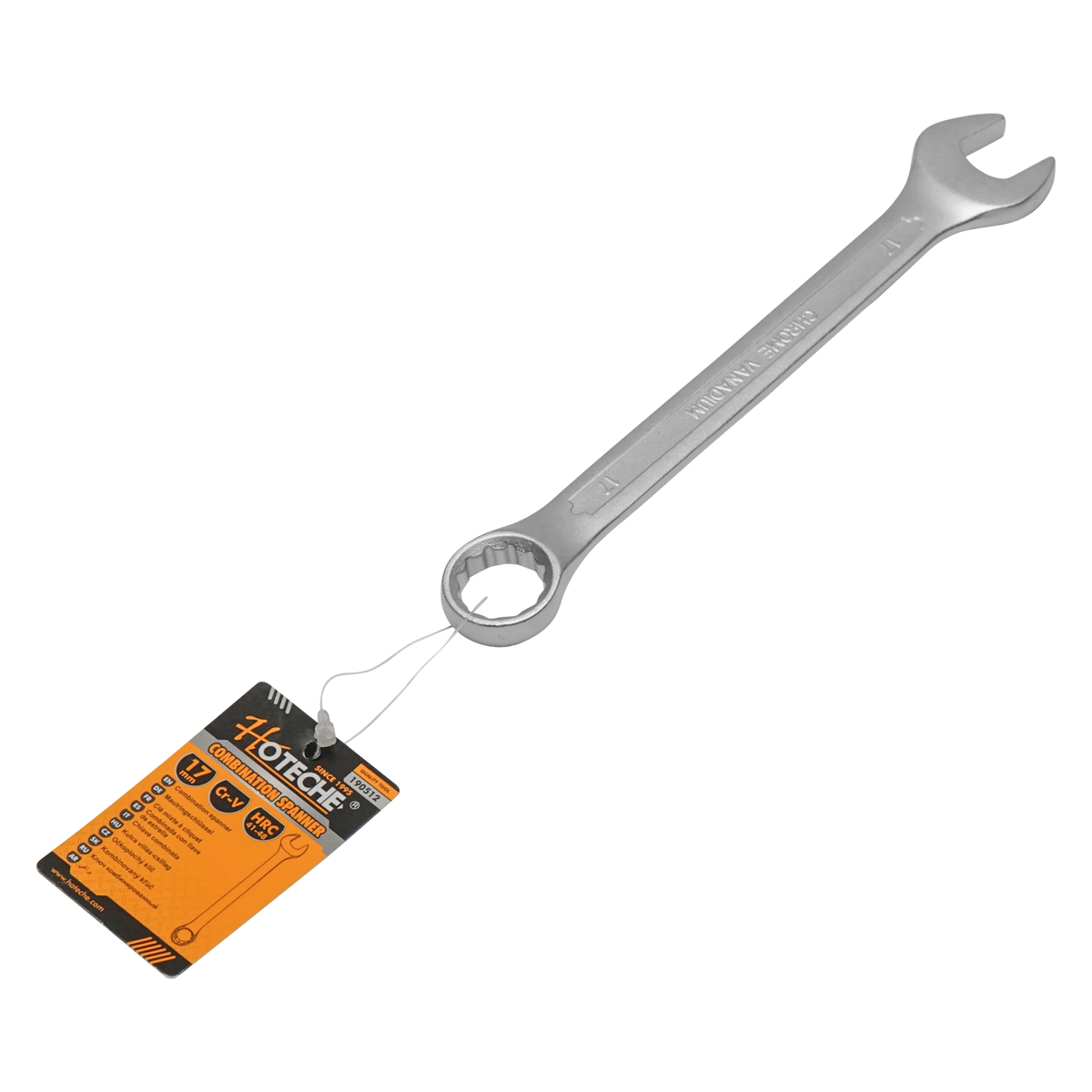 Cheie combinata fixa si inelara de 17mm Hoteche - imagine 3