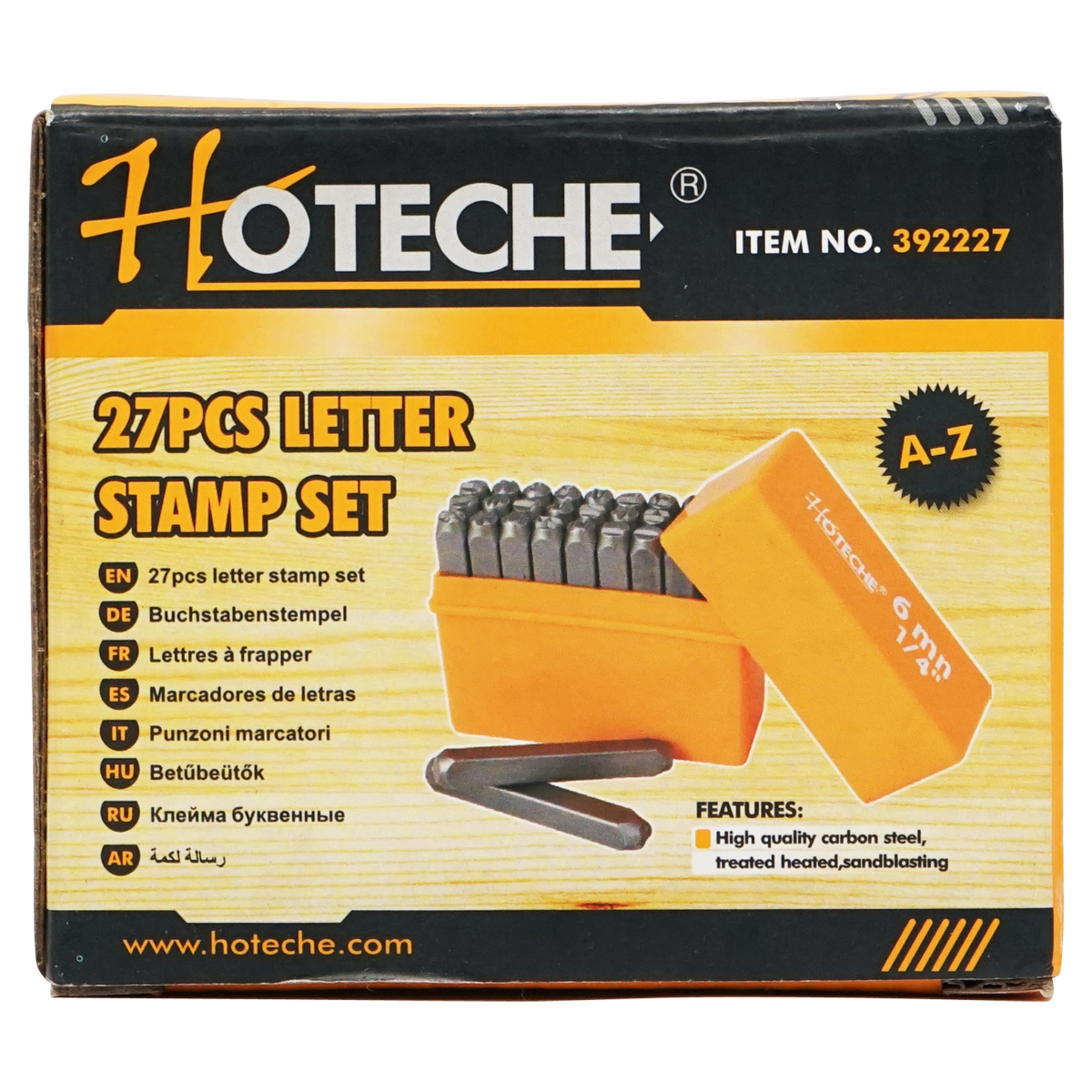 Set 27 pansoane cu litere A-Z 6mm Hoteche - imagine 5