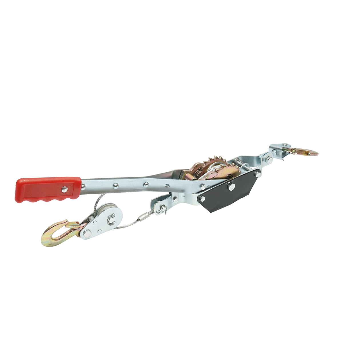 Troliu manual 2000Kg cu cablu de otel fi 4.5mmx2.2m Hoteche - imagine 2