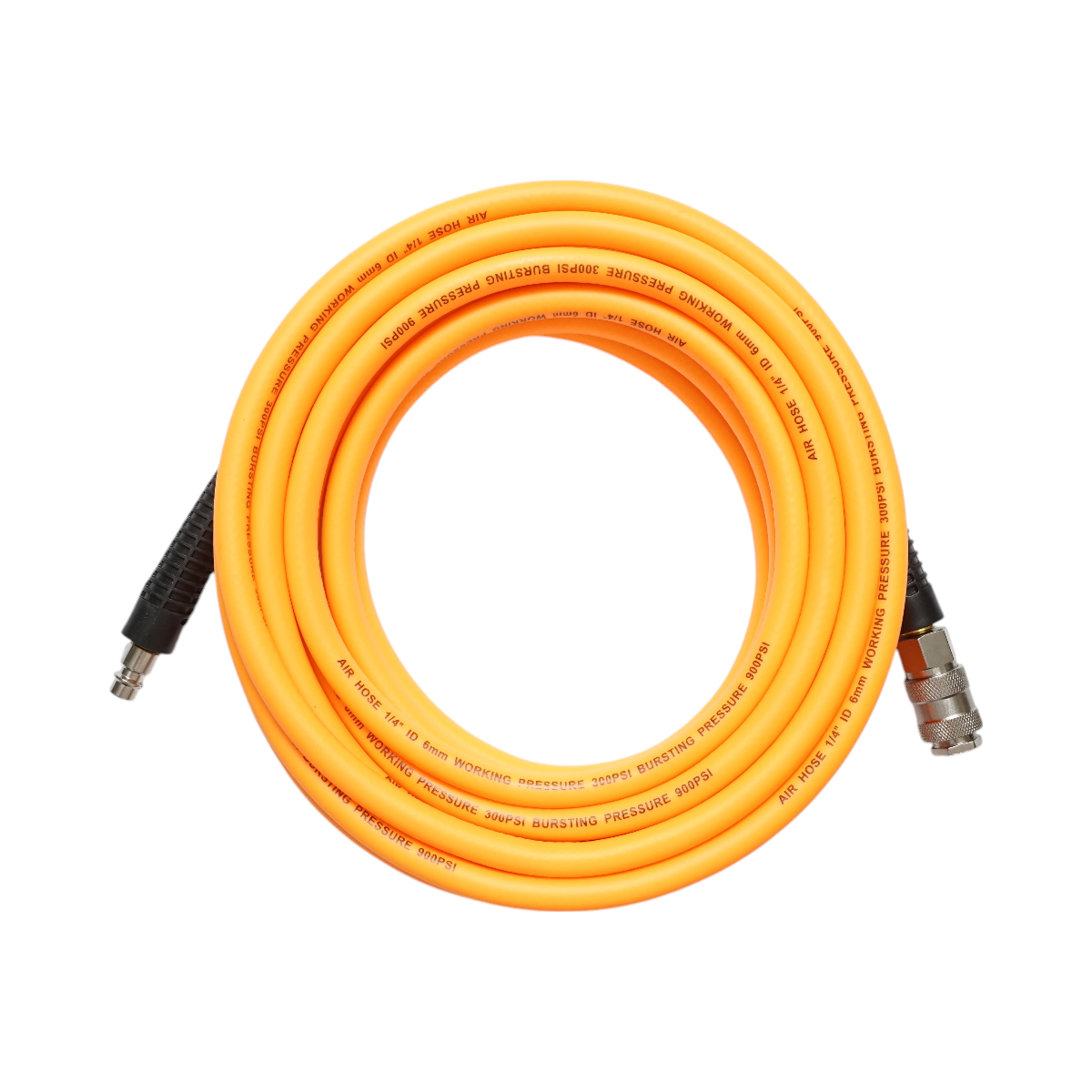 Furtun aer compresor profesional 7.5m din PVC si cuplare rapida universala Breckner Germany - imagine 2