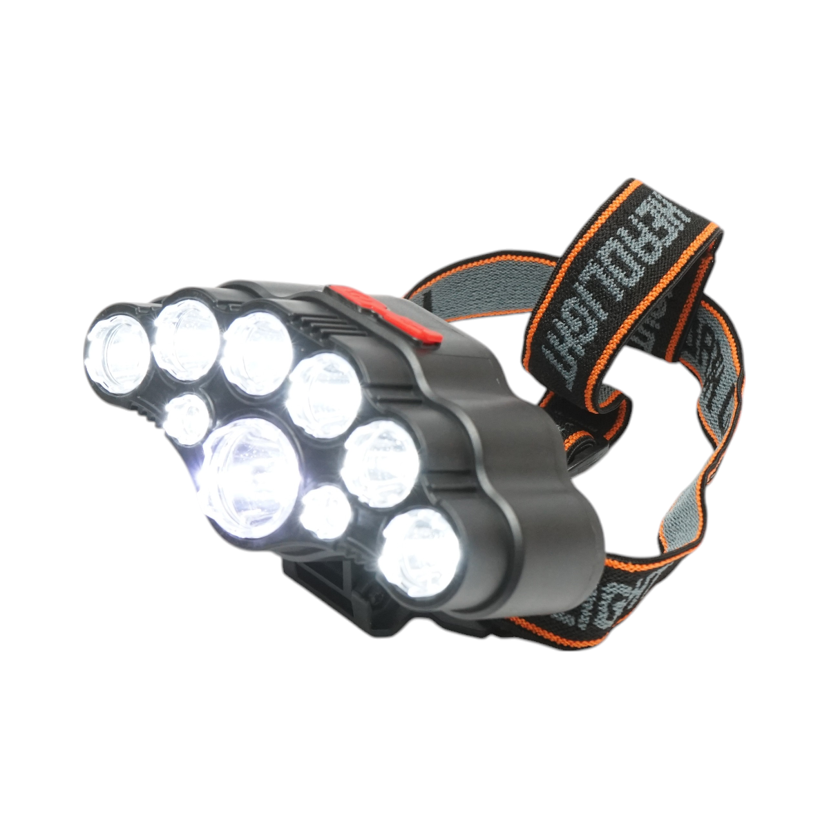 Lanterna frontala de cap cu 9 LED-uri, 4 moduri iluminare, reincarcabila USB - imagine 4