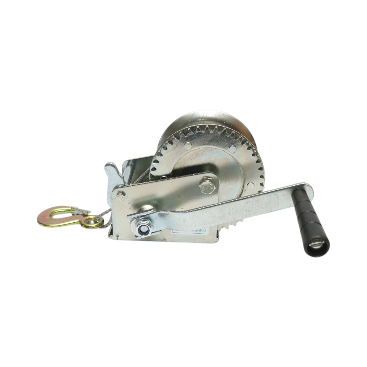 Troliu manual 540Kg cu cablu de otel fi 4.5mmx8m raport transmisie 4:1 Breckner Germany - imagine 2