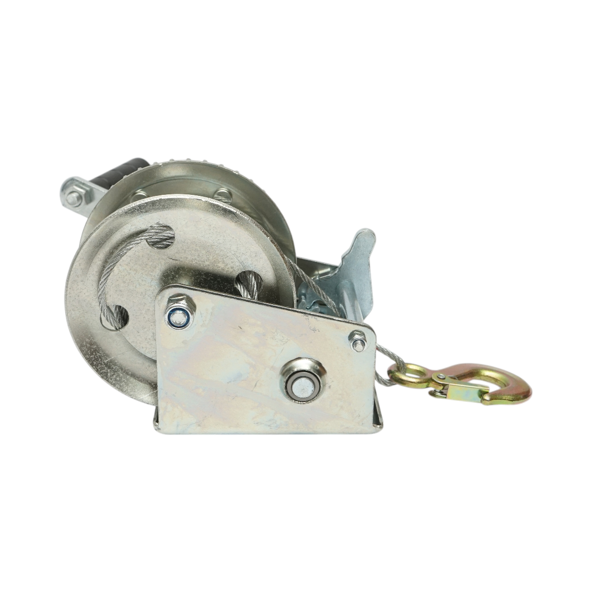 Troliu manual 540Kg cu cablu de otel fi 4.5mmx8m raport transmisie 4:1 Breckner Germany - imagine 4