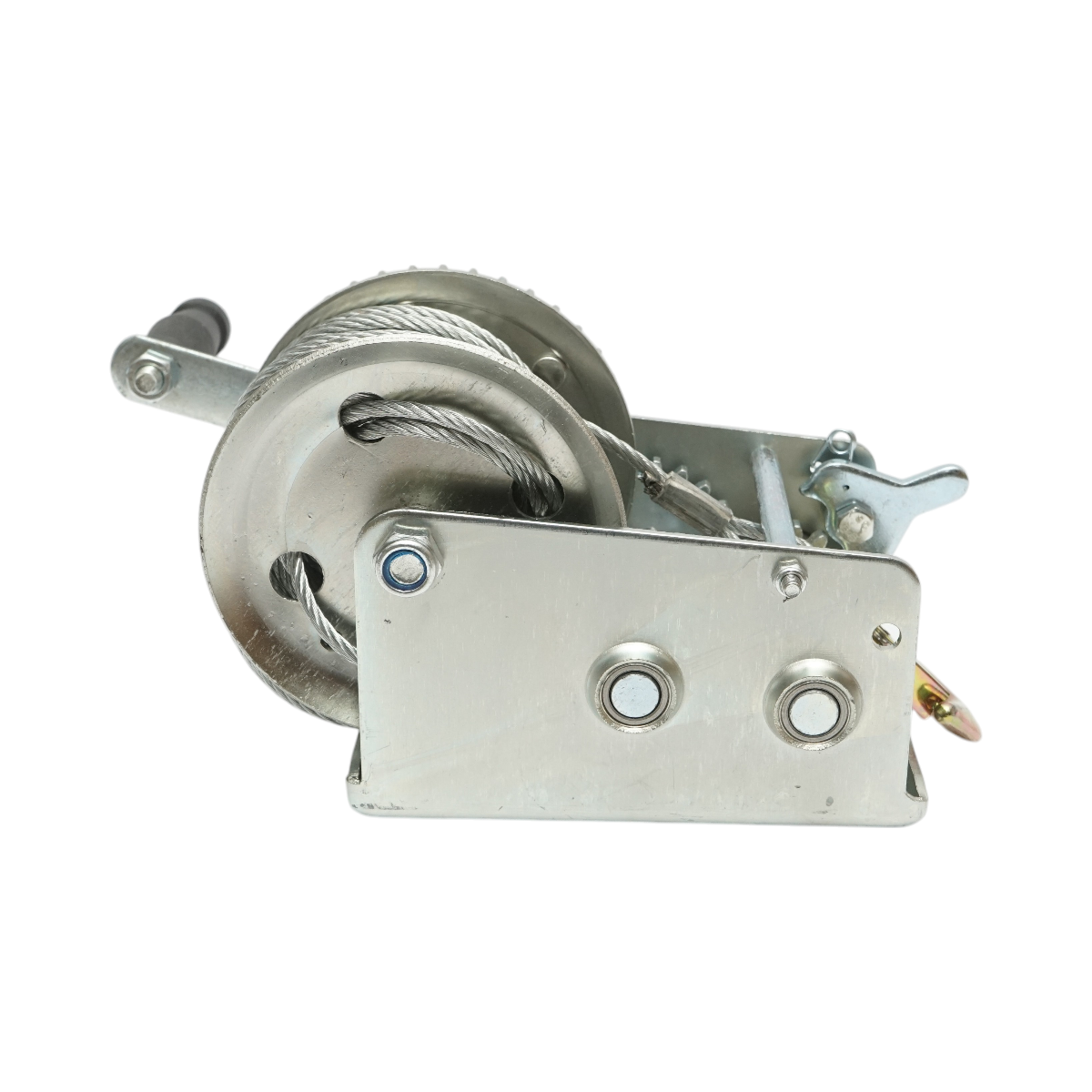 Troliu manual 1100Kg cu cablu de otel fi 4.8mmx10m raport transmisie 4:1/8:1 Breckner Germany - imagine 4