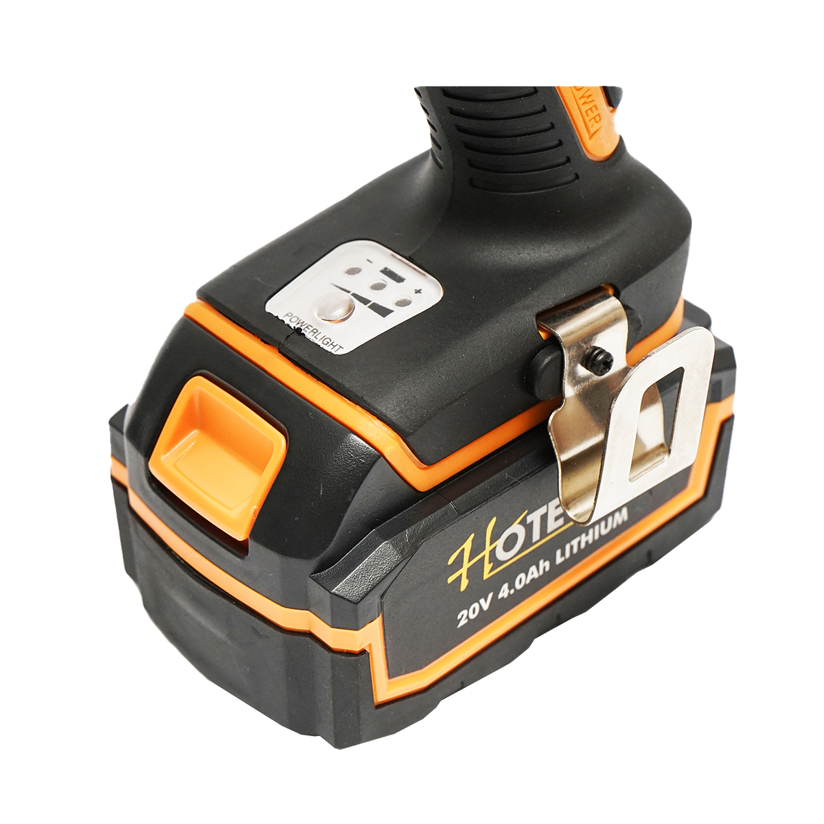 Masina de insurubat 1/2 cu impact 20V 450Nm, baterie 2x4.0Ah Hoteche - imagine 14
