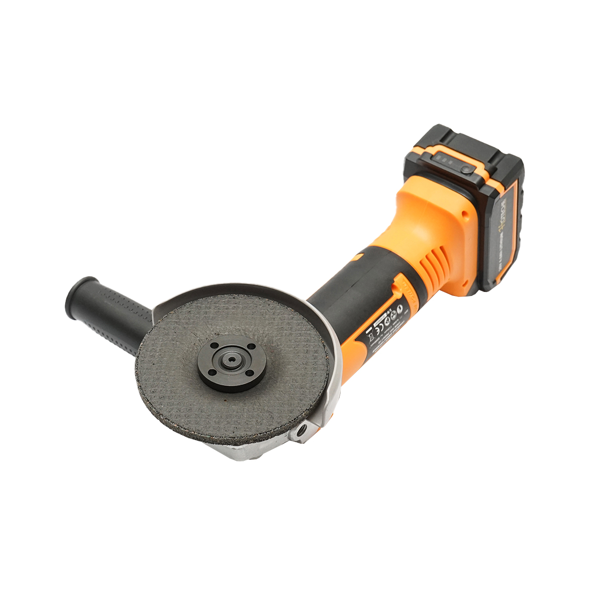 Polizor unghiular 550W, cu acumulator 21V./4Ah. 3 trepte de viteza 4500/5500/7000rot/min. diametru disc 115mm - imagine 9