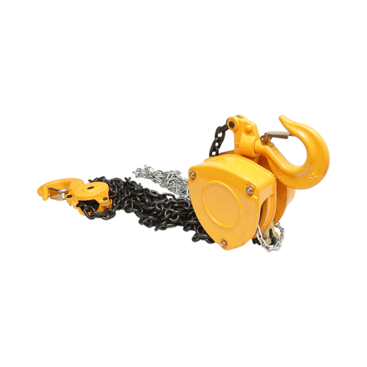 Palan manual cu lant 3m, sarcina maxima 5000kg, carlig cu siguranta 5T Breckner Germany - imagine 2