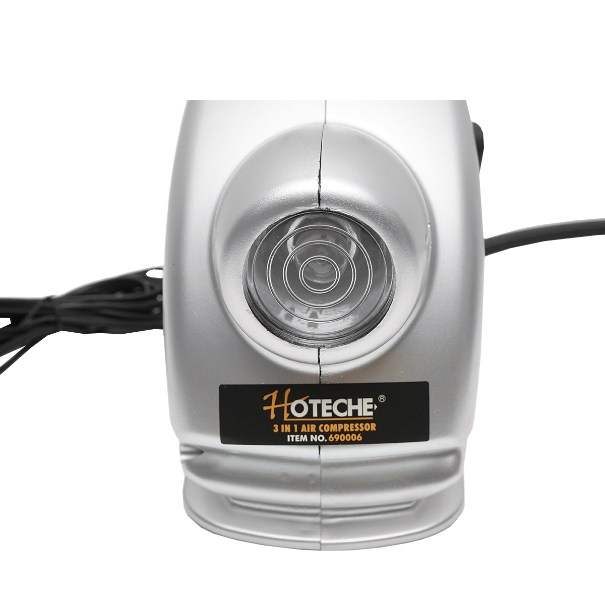 Compresor auto 12V 3 in 1 cu lanterna si lampa de lucru, presiune maxima 6.9 Bar. Hoteche - imagine 6