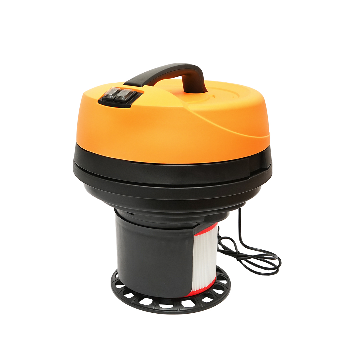 Aspirator profesional industrial umed/uscat volum 75L tensiune alimentare 220V, putere 2x1200W corp din inox Hoteche - imagine 12